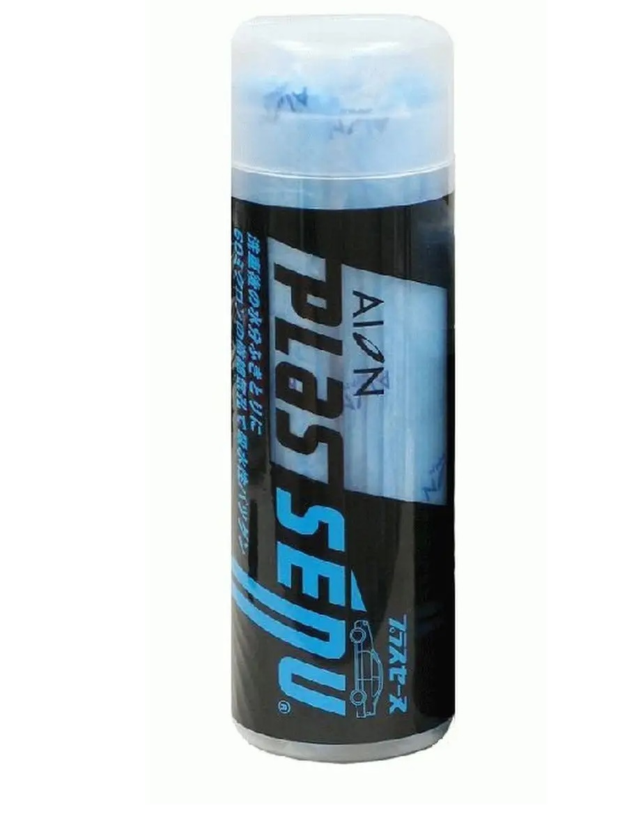 Салфетка замша искусственная 43*23см AION Plas Cenu CH 101 Голубая в тубе