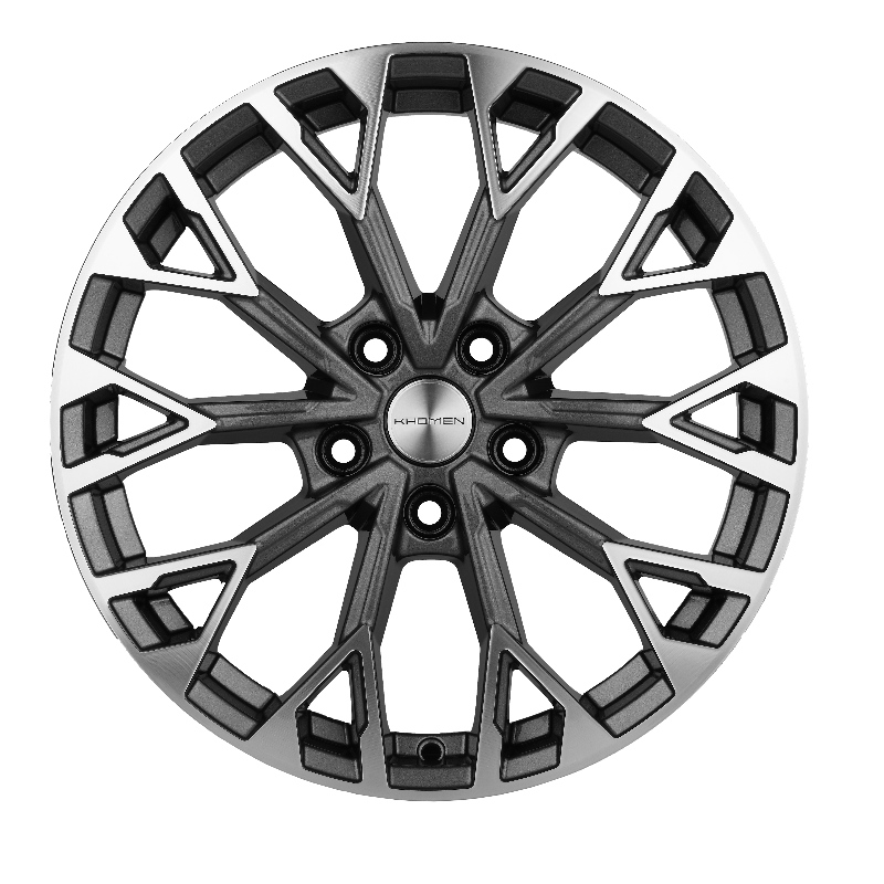 диски KHOMEN KHW1718 (Haval Jolion) 7,0xR17 5x114,3 66,6 37 GRAY-FP